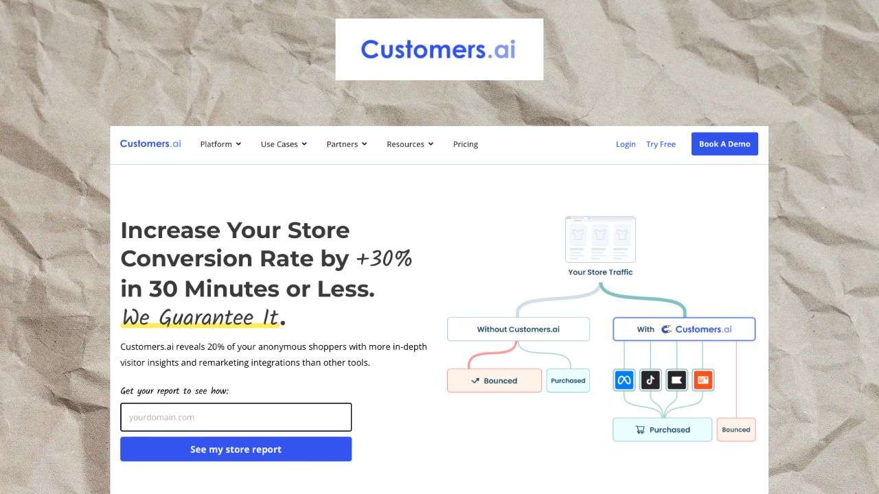 Customers.ai review, features, pricing and alternatives