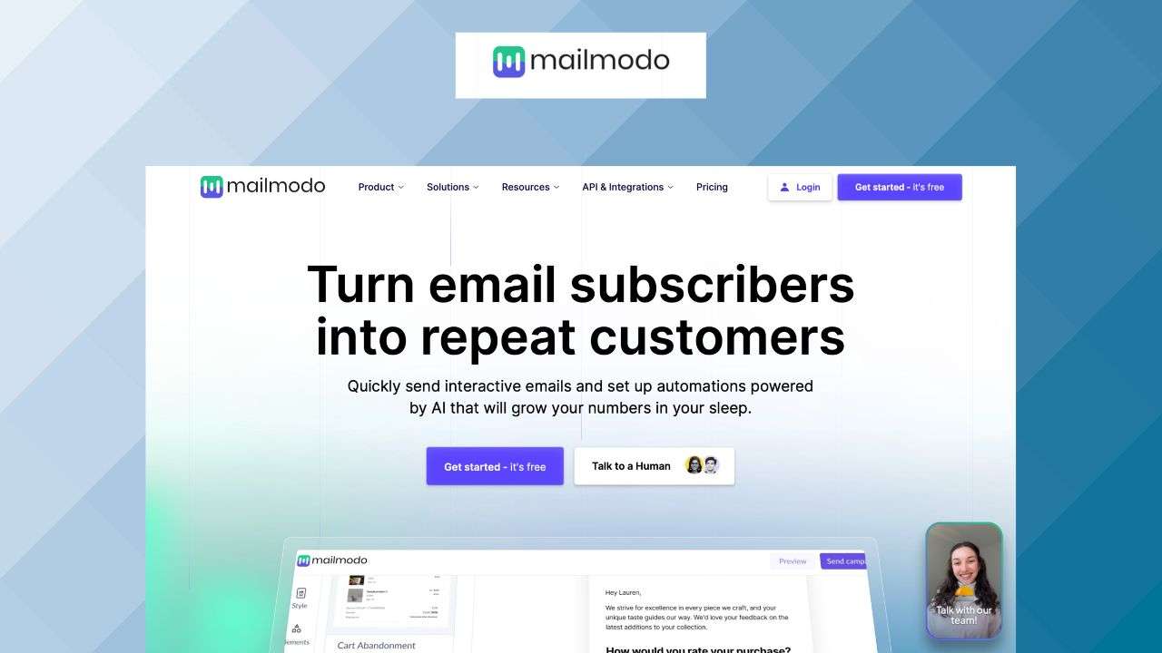 Mailmodo review, features, pricing and alternatives