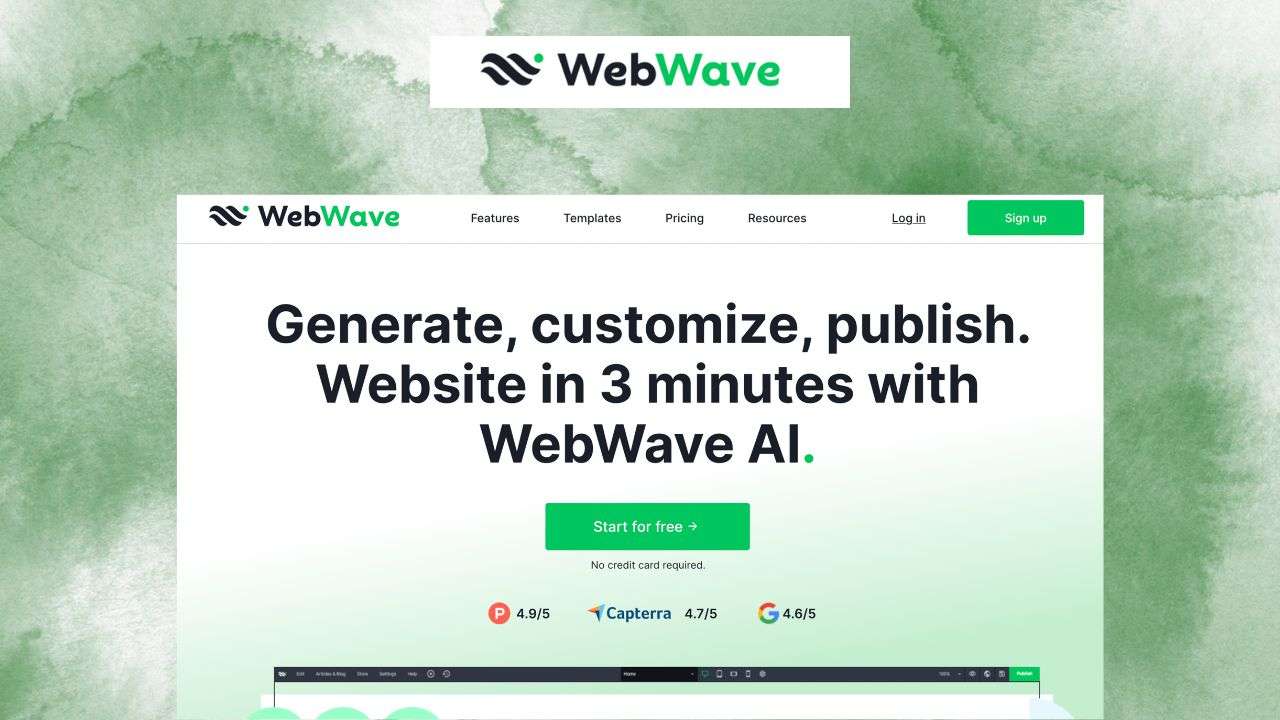 WebWave - review, features, pricing and alternatives