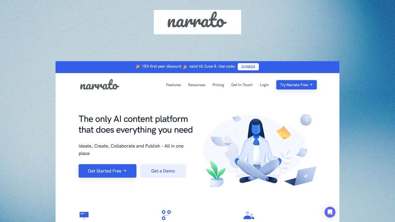 Narrato AI - review, features, pricing and alternatives