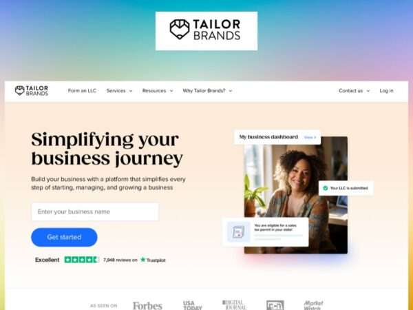 Tailor Brands - review, features, pricing and alternatives