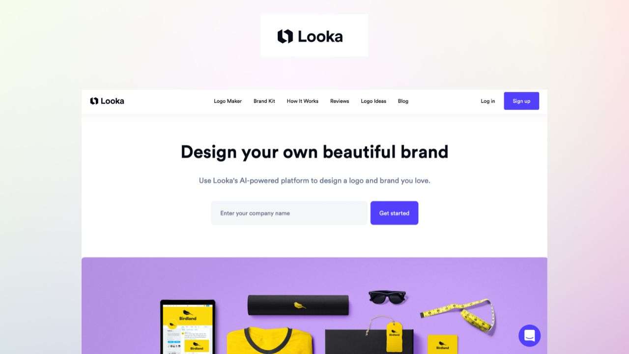Looka - review, features, pricing and alternatives