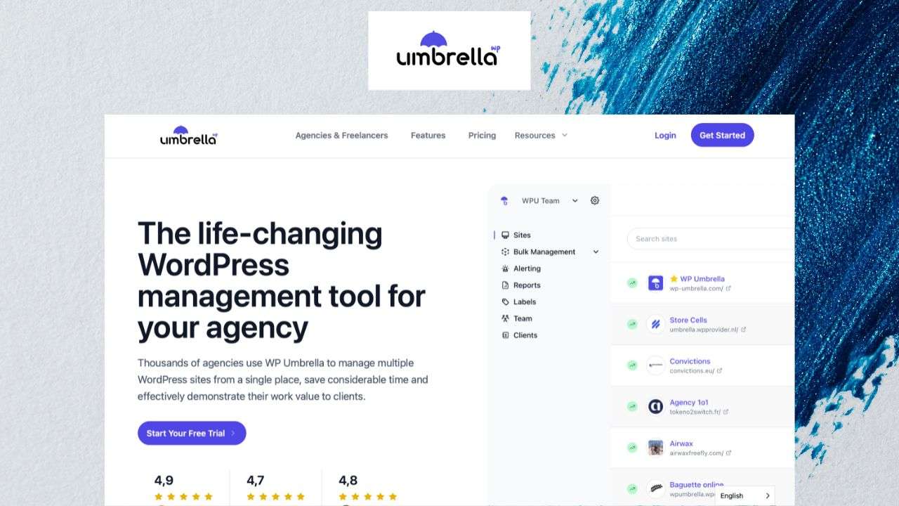 WP Umbrella - review, features, pricing and alternatives