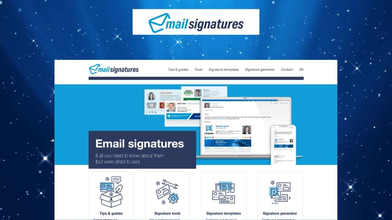Mail Signatures - review, features, pricing and alternatives