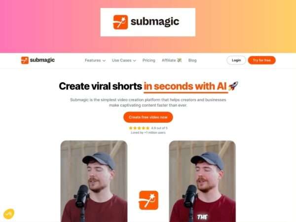 Submagic - Review, Features, Pricing & Alternatives