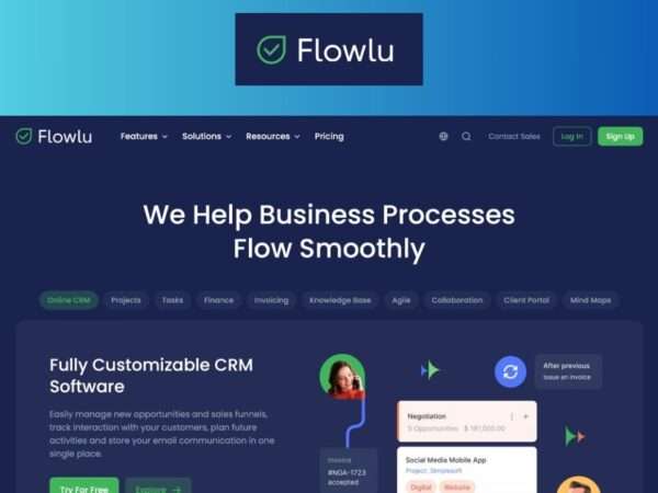 Flowlu - Review, Features, Pricing & Alternatives