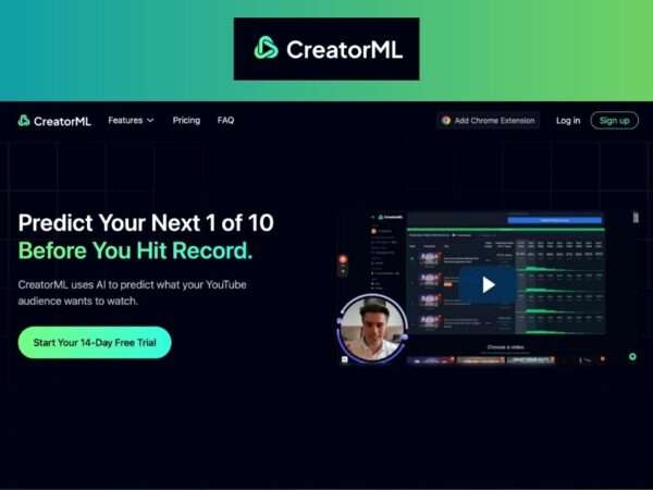 CreatorML review, features, pricing and alternatives