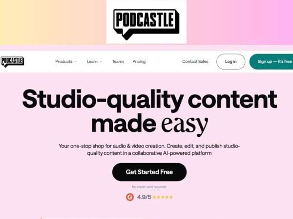 Podcastle ai review, features, pricing and alternatives