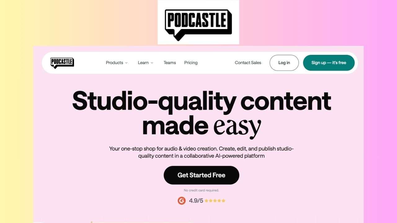 Podcastle ai review, features, pricing and alternatives