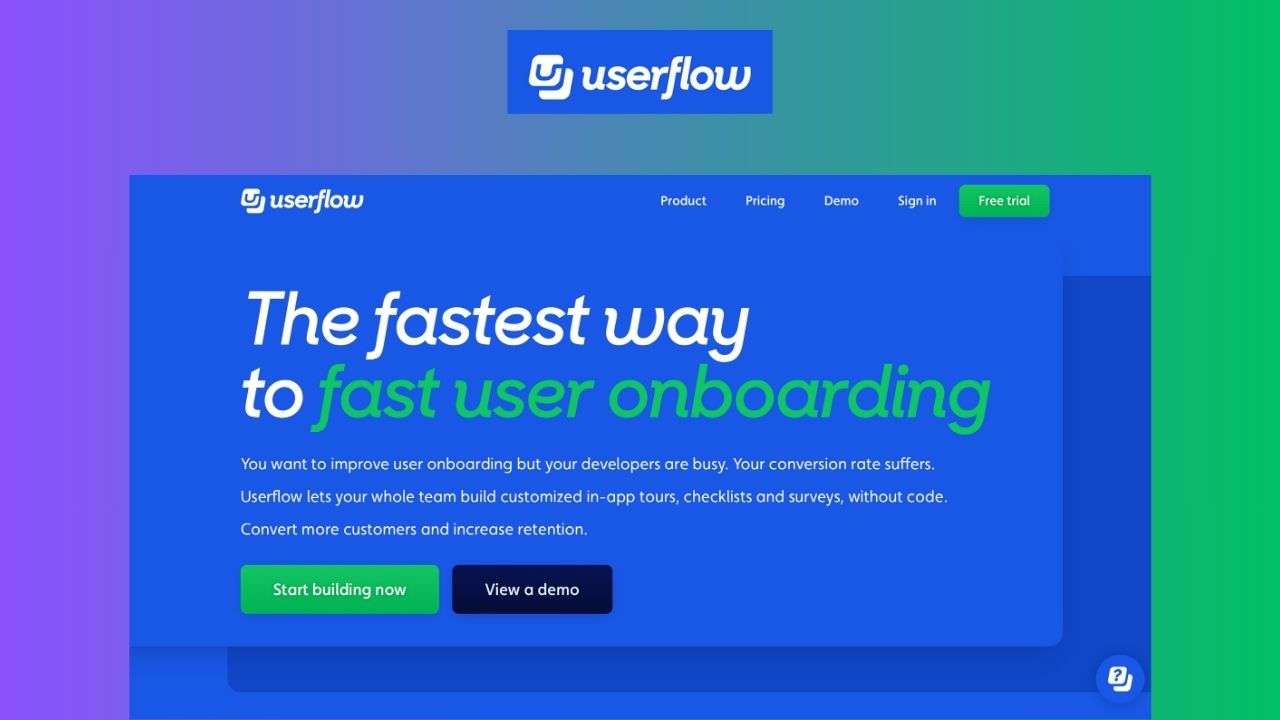 Userflow review, features, pricing and alternatives