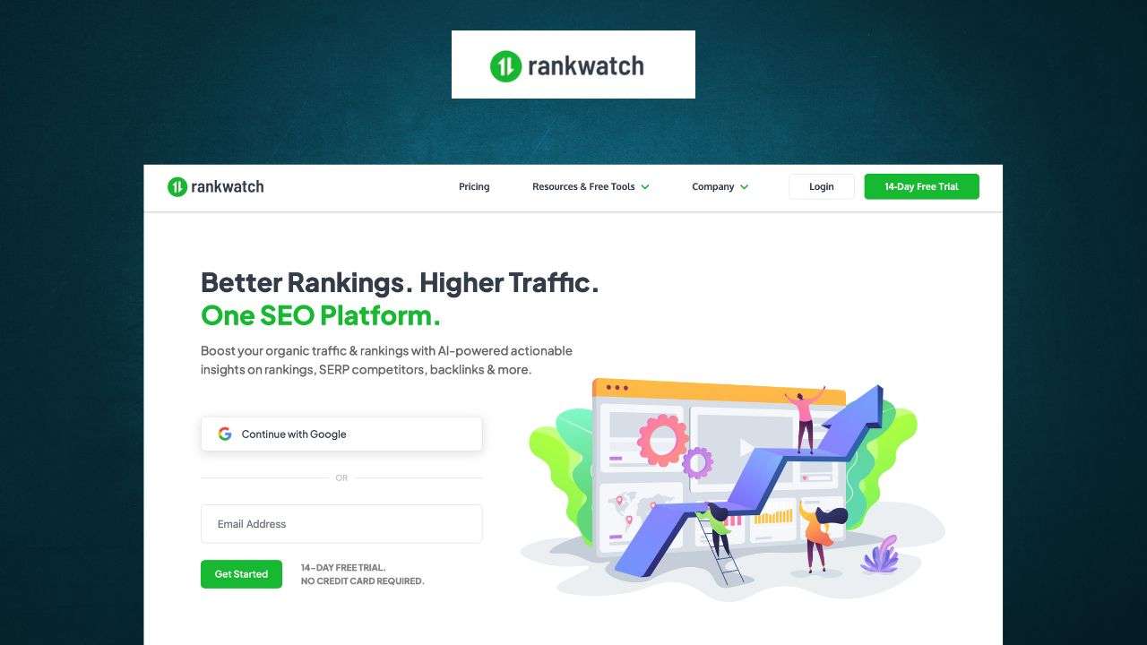 rankwatch review, features, pricing and alternatives